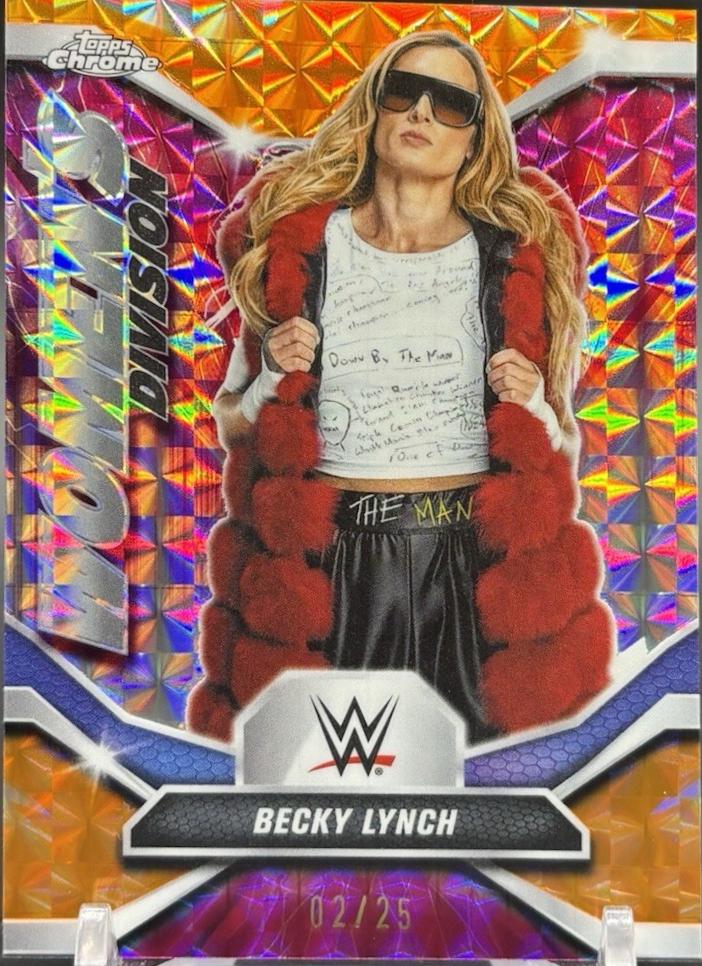 Becky Lynch [Orange Geometric Refractor] #WDV-9