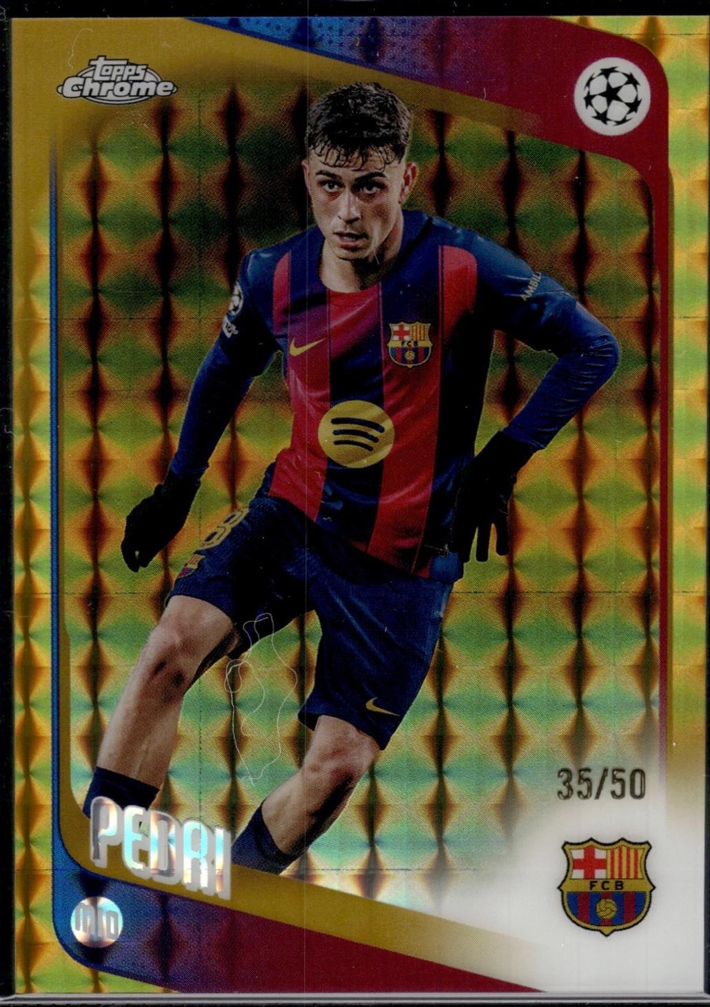 Pedri [Gold Geometric Refractor] #196