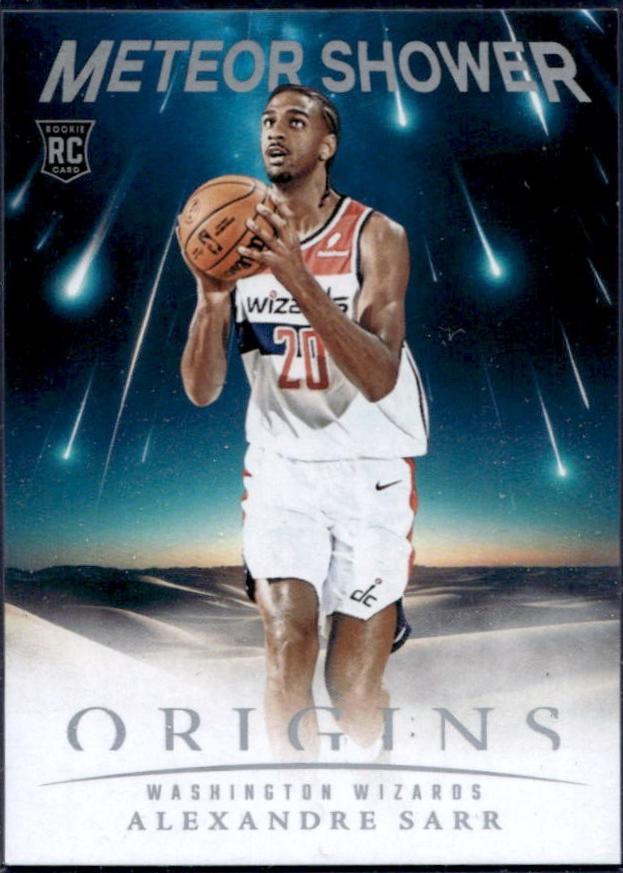 Alexandre Sarr #10 Basketball Cards 2024 Panini Origins Meteor Shower