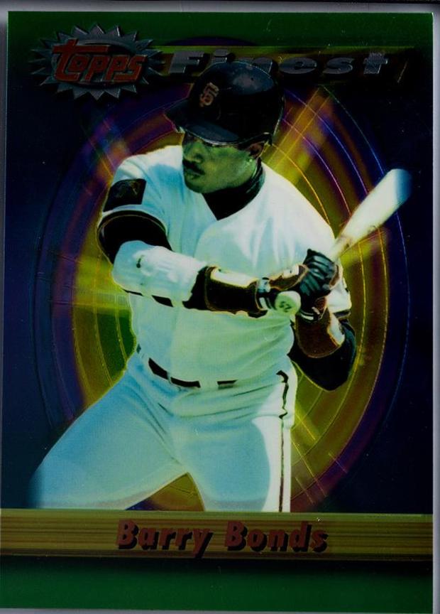 Barry Bonds #230 Baseball Cards 1994 Finest Superstar Jumbos