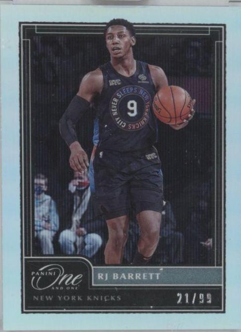 RJ Barrett #12 Basketball Cards 2020 Panini One and One