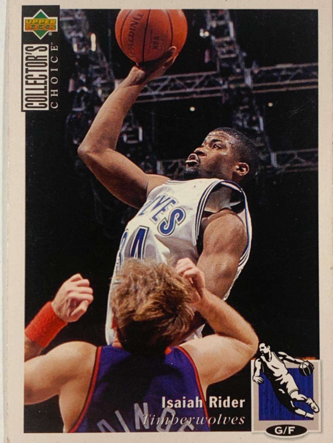 Isaiah Rider #134 Basketball Cards 1994 Collector's Choice
