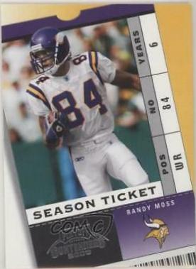 Randy Moss #62 2003 Playoff Contenders Football