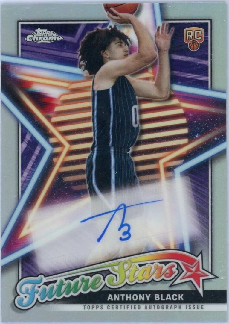 Anthony Black #FSA-ANB Basketball Cards 2023 Topps Chrome Future Stars Autograph