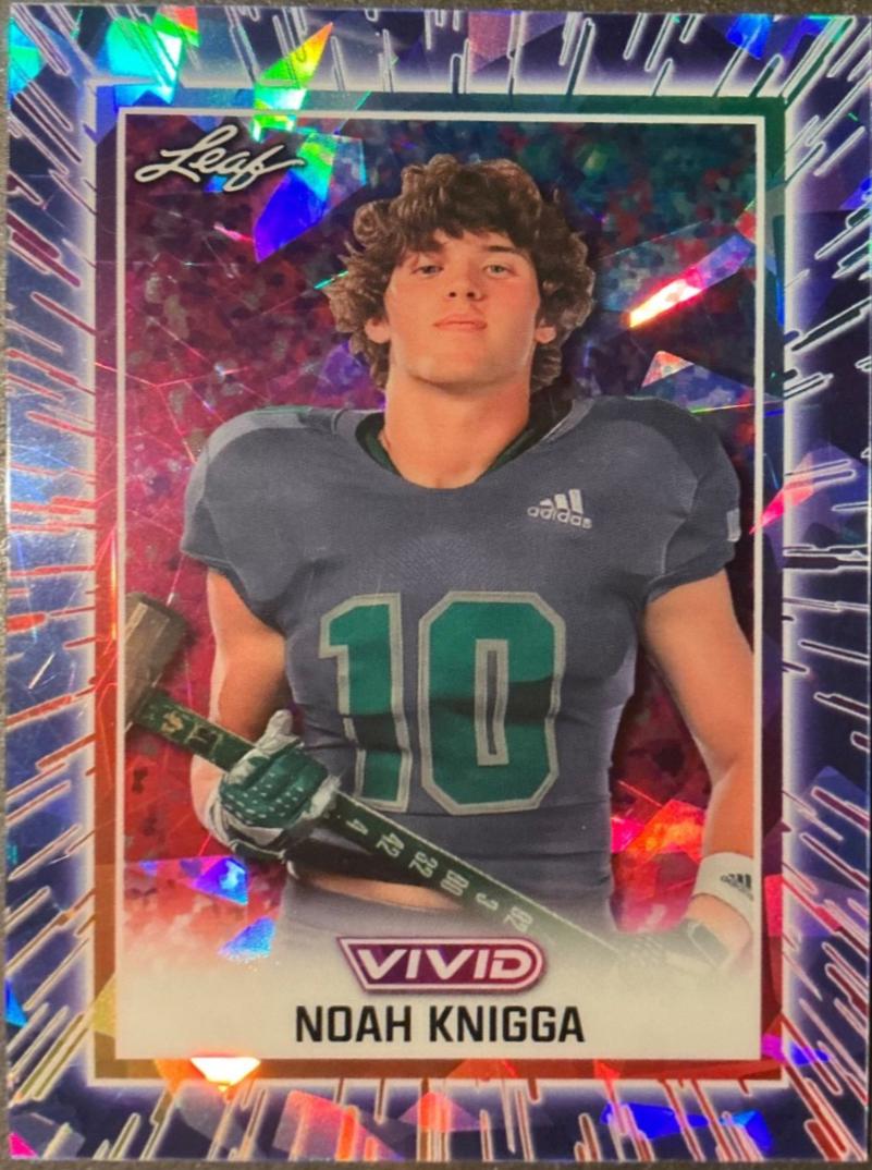 Noah Knigga #138 Prices | 2025 Leaf Vivid | Football Cards