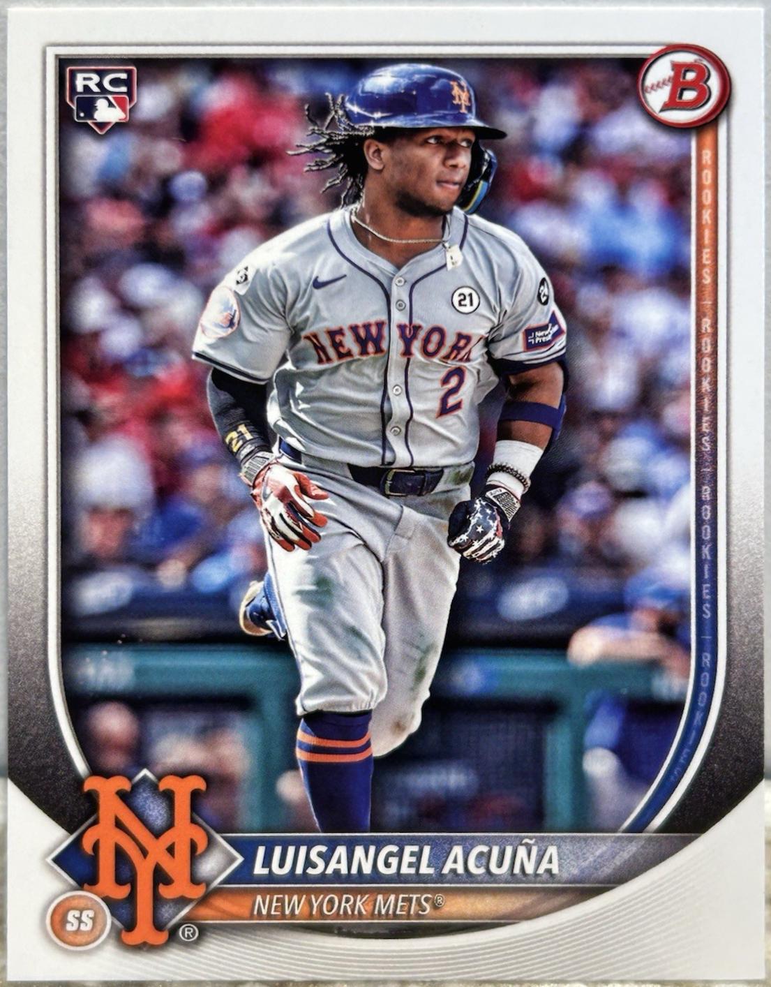 Luisangel Acuna #83 Baseball Cards 2025 Bowman