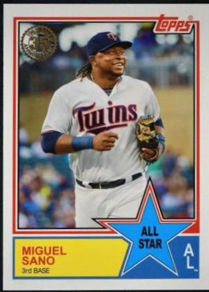 Miguel Sano #9 Baseball Cards 2018 Topps 1983 Baseball All Stars