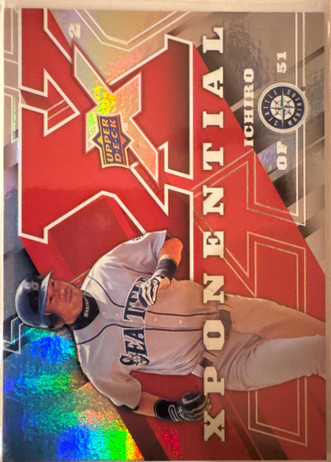 Ichiro Suzuki #X2-IS Baseball Cards 2009 Upper Deck X Xponential