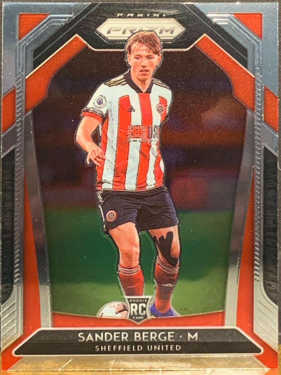 Sander Berge #26 Soccer Cards 2020 Panini Prizm Premier League
