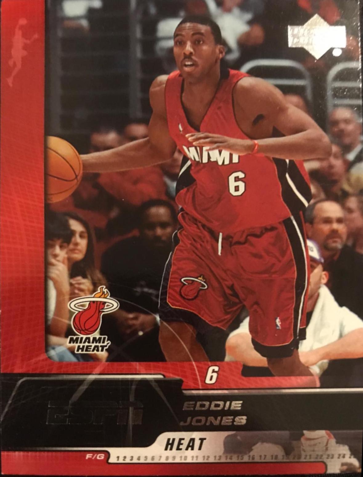 Eddie Jones #44 Basketball Cards 2005 Upper Deck ESPN