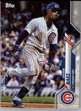 Javier Baez #CHC-1 Baseball Cards 2020 Topps Team Set Chicago Cubs