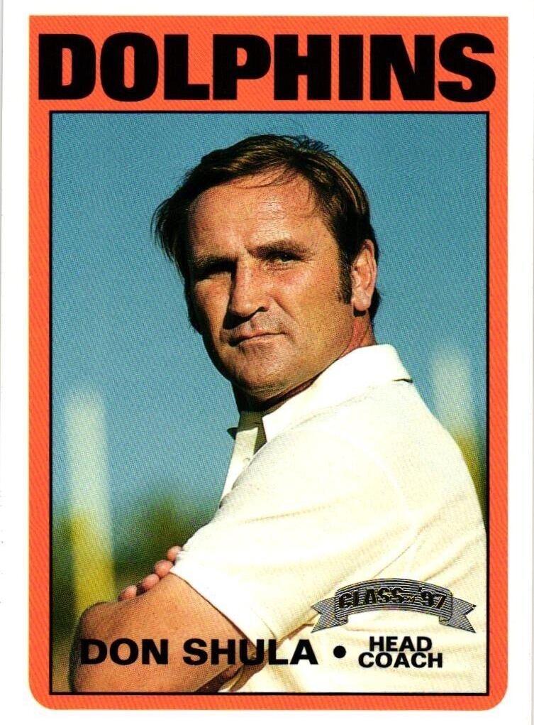 Don Shula #2 Football Cards 1997 Topps Hall of Fame Class
