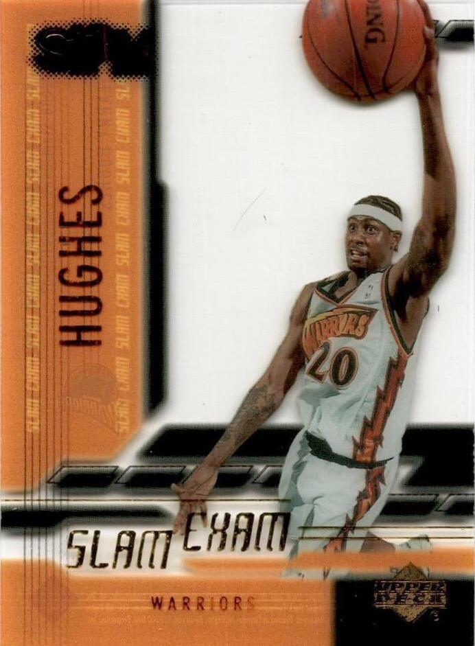 Larry Hughes #SE7 Basketball Cards 2000 Upper Deck Slam Slam Exam
