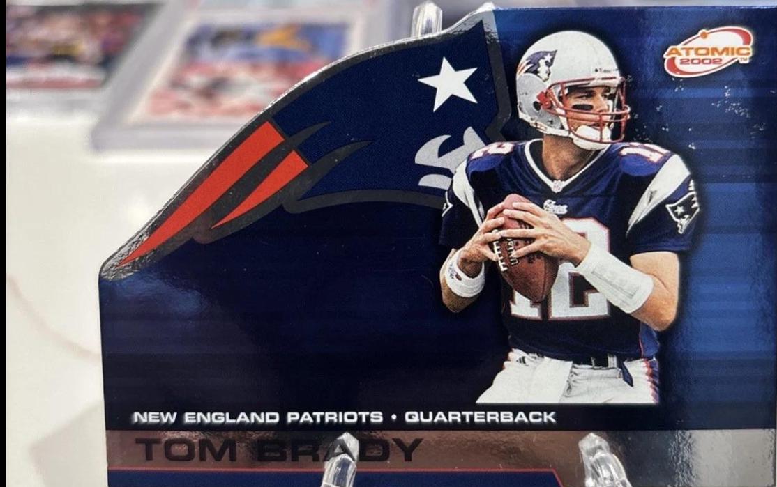 Tom Brady #56 Football Cards 2002 Pacific Atomic