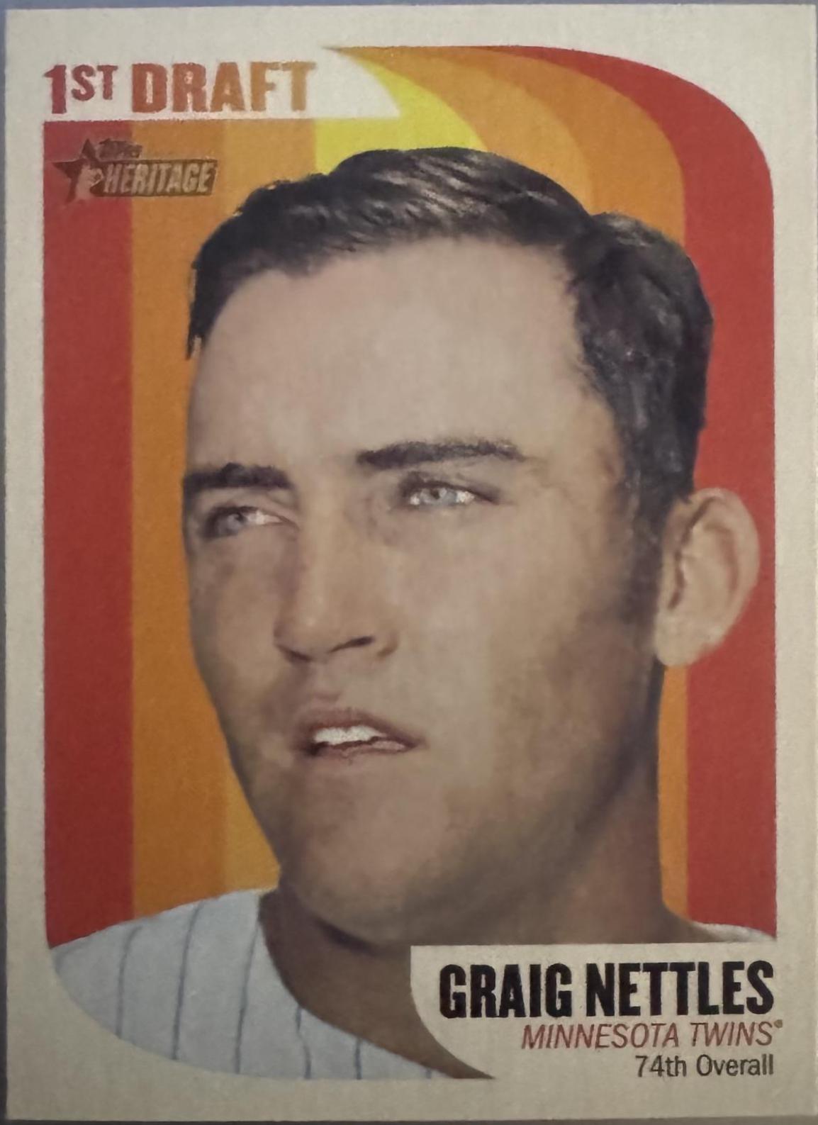 Graig Nettles #65MLB-GN Baseball Cards 2014 Topps Heritage 1965 MLB Draft