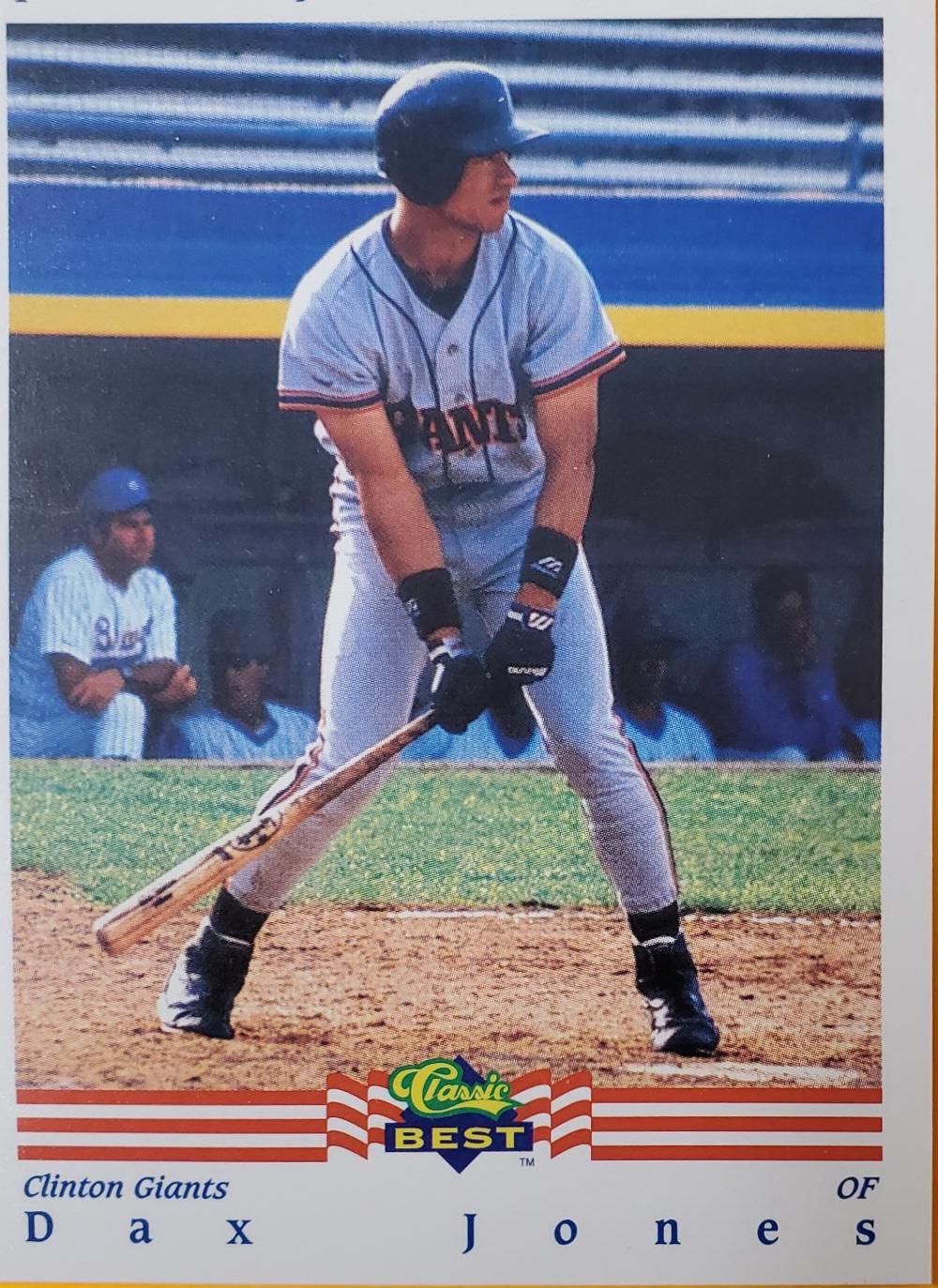 Dax Jones #79 Baseball Cards 1992 Classic Game