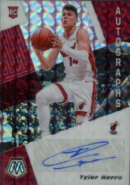 Tyler Herro #RA-THR Basketball Cards 2019 Panini Mosaic Rookie Autographs