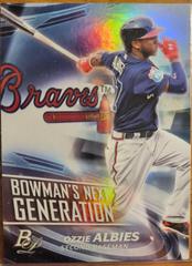 Ozzie Albies #BNG-OA Baseball Cards 2017 Bowman Platinum Next Generation Prices