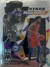 Joel Embiid #7 Basketball Cards 2019 Panini Mosaic Stare Masters