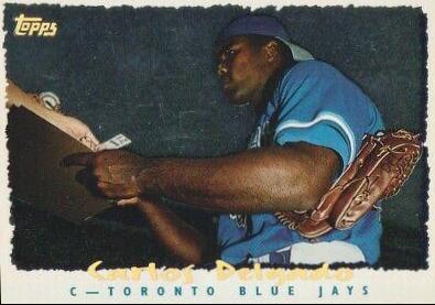 Carlos Delgado #263 1995 Topps Baseball CyberStats