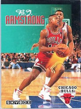 B.J. Armstrong #28 Basketball Cards 1992 Skybox