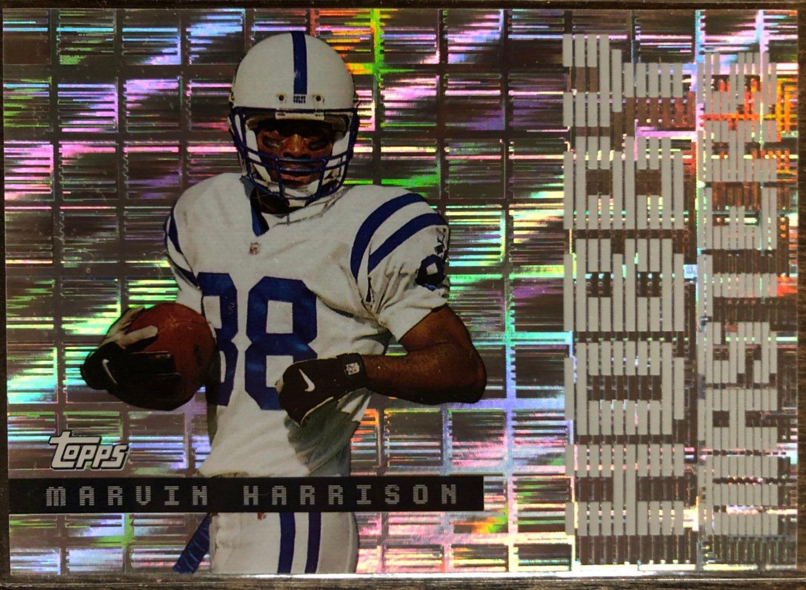 Marvin Harrison #HM9 Football Cards 2001 Topps Hobby Masters