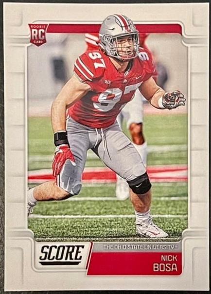 Nick Bosa #360 Football Cards 2019 Panini Score