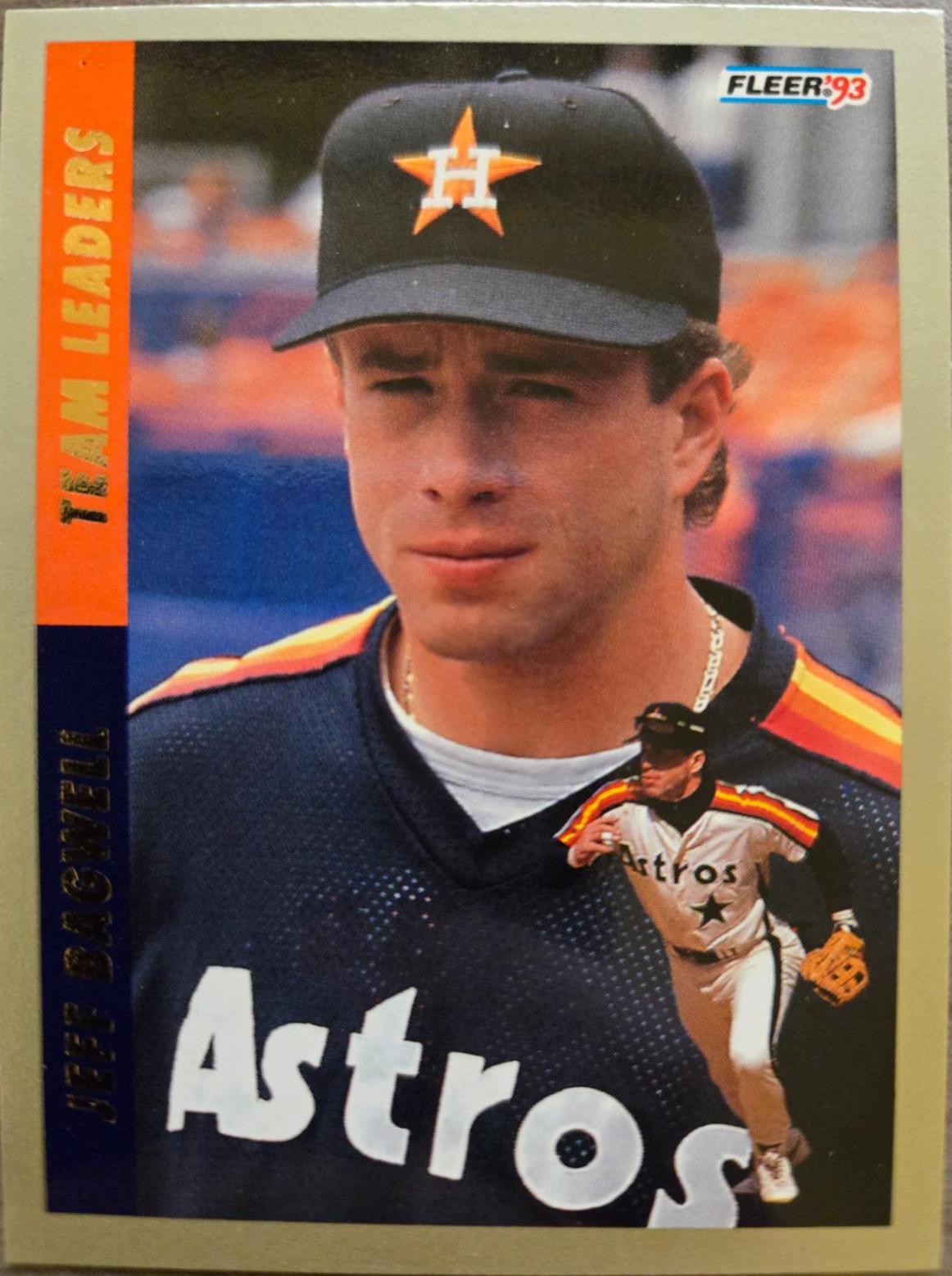 Jeff Bagwell #9 Baseball Cards 1993 Fleer Team Leaders
