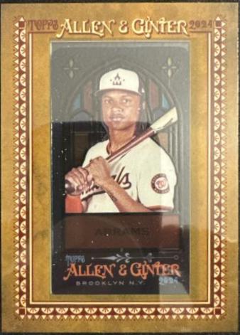 CJ Abrams #17 Baseball Cards 2024 Topps Allen & Ginter Stained Glass Mini