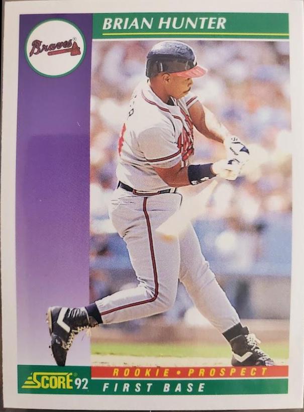 Brian Hunter #417 Baseball Cards 1992 Score