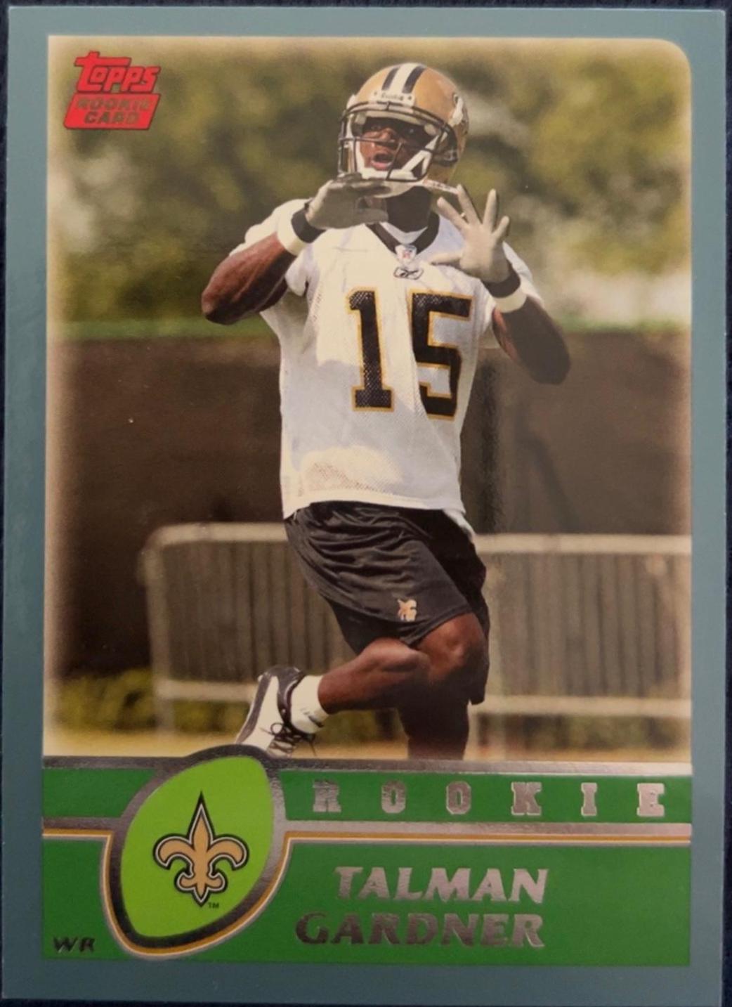 Talman Gardner #347 Football Cards 2003 Topps