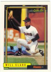 Will Clark #330 Baseball Cards 1992 O Pee Chee Prices