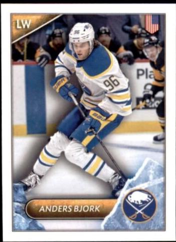 Anders Bjork #106 Hockey Cards 2021 Topps NHL Sticker
