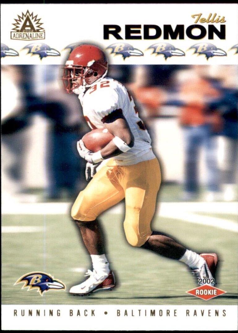 Tellis Redmon #23 Football Cards 2002 Pacific Adrenaline
