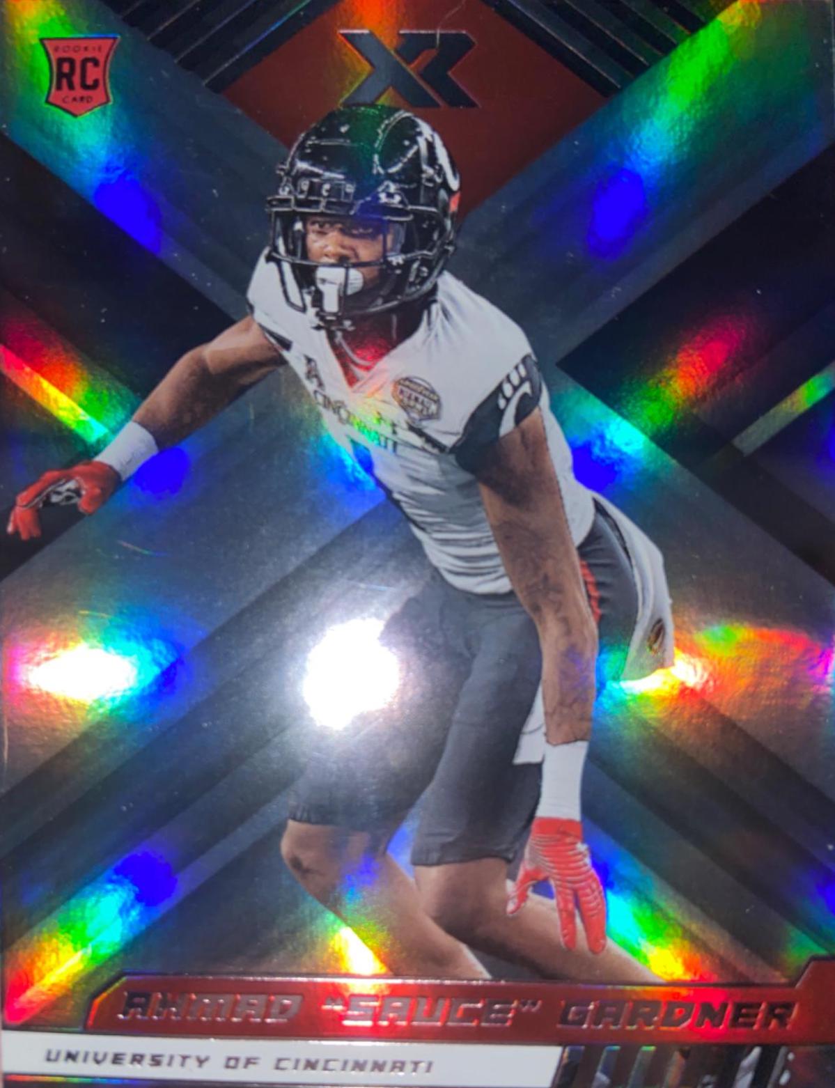 Ahmad 'Sauce' Gardner #10 Football Cards 2023 Panini Chronicles Draft Picks XR