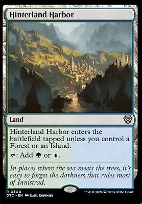 Hinterland Harbor #300 Magic Outlaws of Thunder Junction Commander