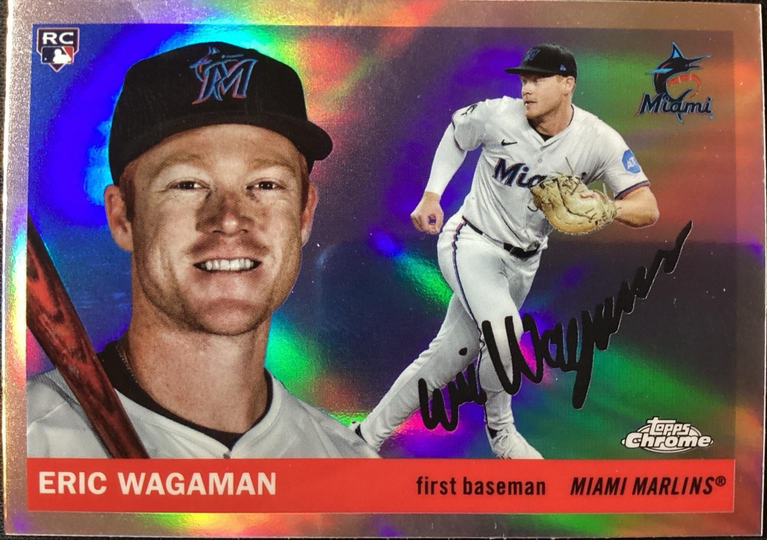 2025 Topps Chrome Platinum Eric Wagaman [Refractor] #282 card