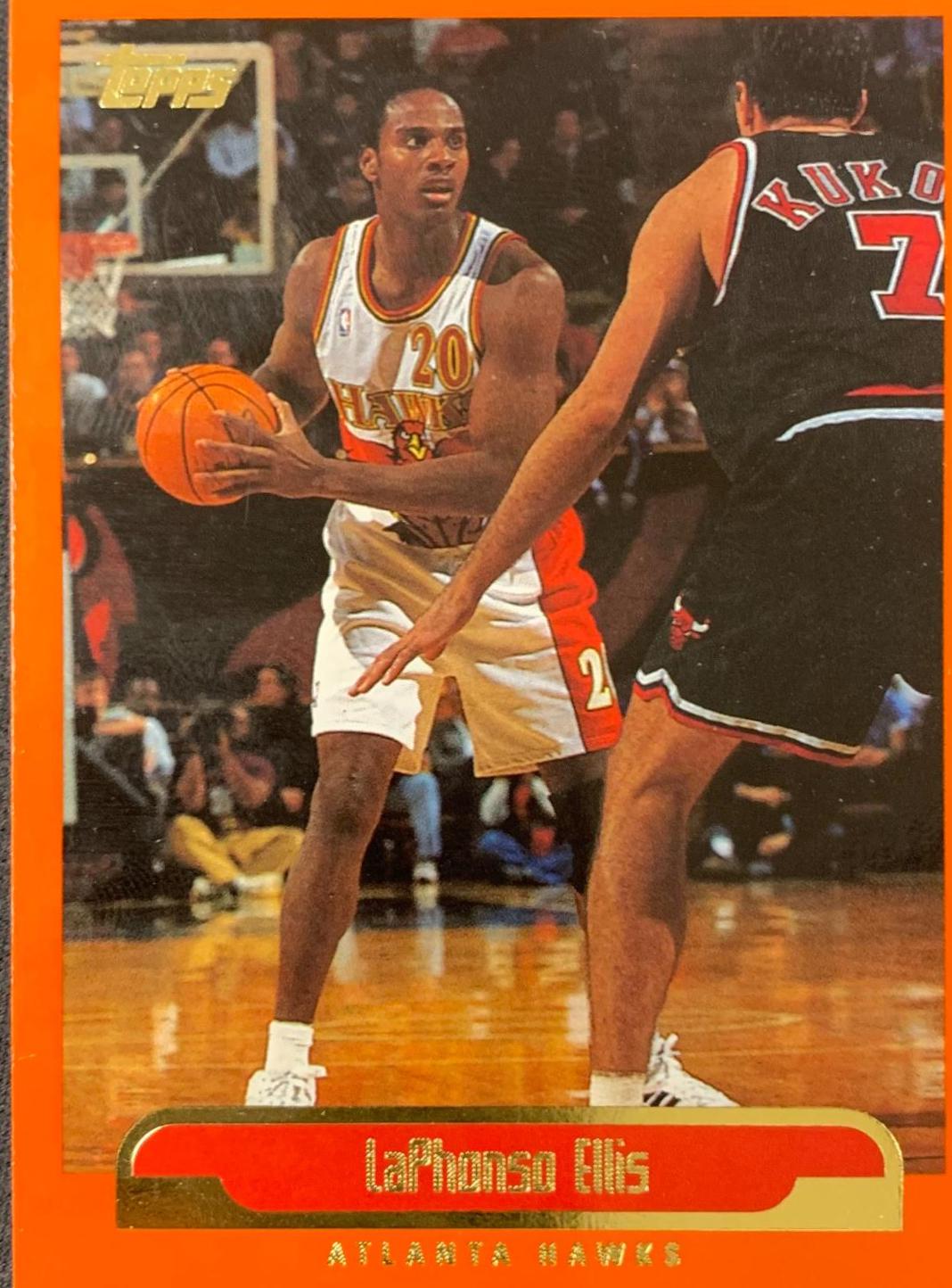 laphonso ellis #4 Basketball Cards 1999 Topps