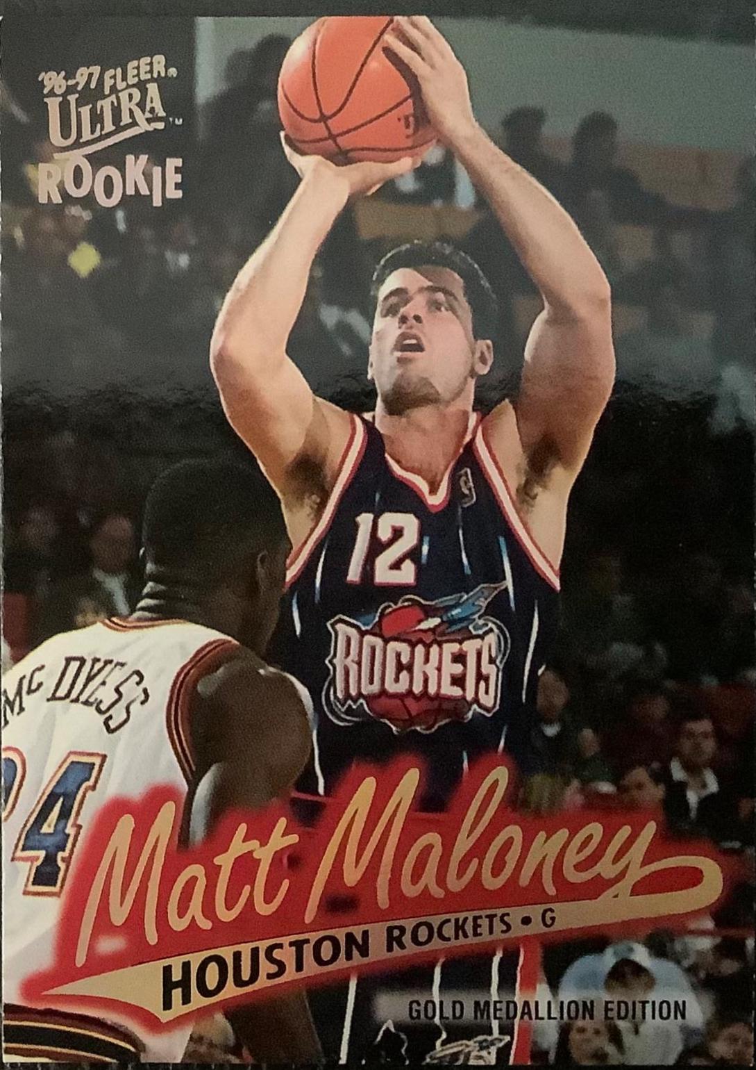 Matt Maloney #G-192 Basketball Cards 1996 Ultra Gold Medallion