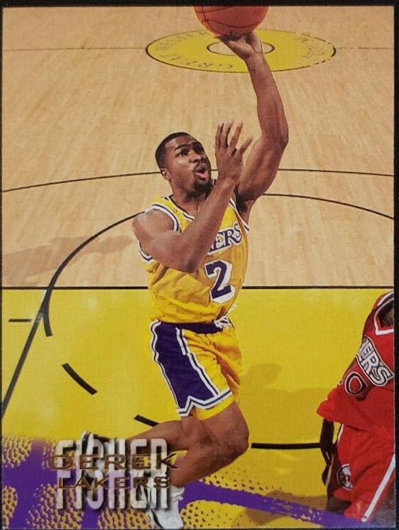 Derek Fisher #204 Basketball Cards 1996 Fleer