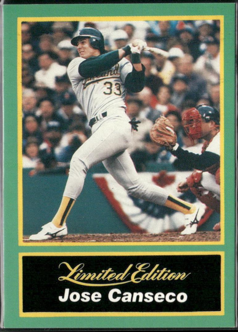 Jose Canseco #4 1989 Cmc Jose Canseco Baseball