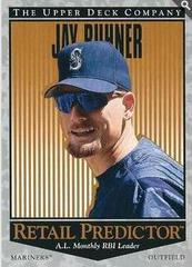 Jay Buhner #R12 Baseball Cards 1996 Upper Deck Retail Predictor Prices