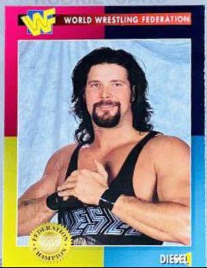 Diesel #1 Wrestling Cards 1995 WWF Magazine