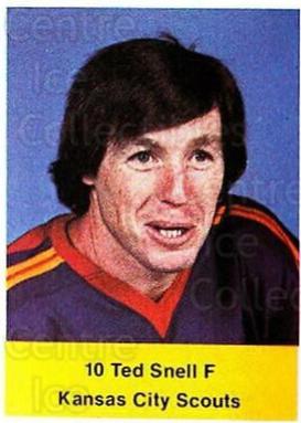 Ted Snell Hockey Cards 1974 NHL Action Stamps