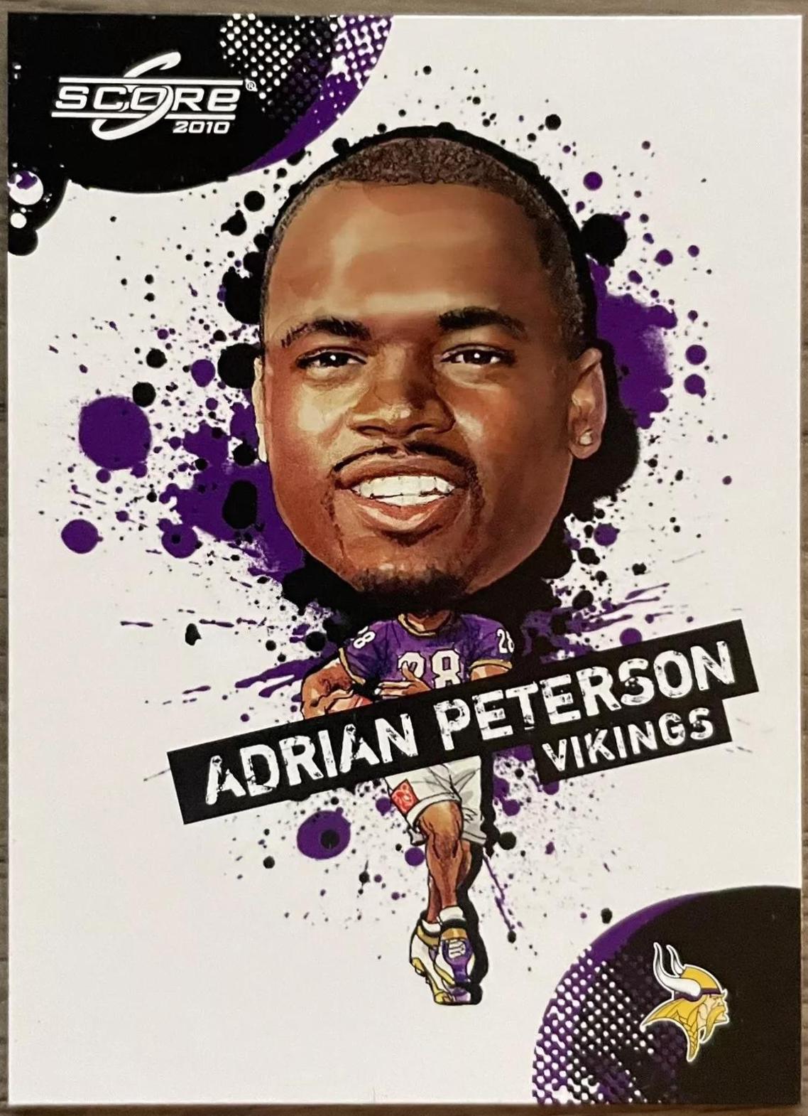 Adrian Peterson #2 Football Cards 2010 Panini Score