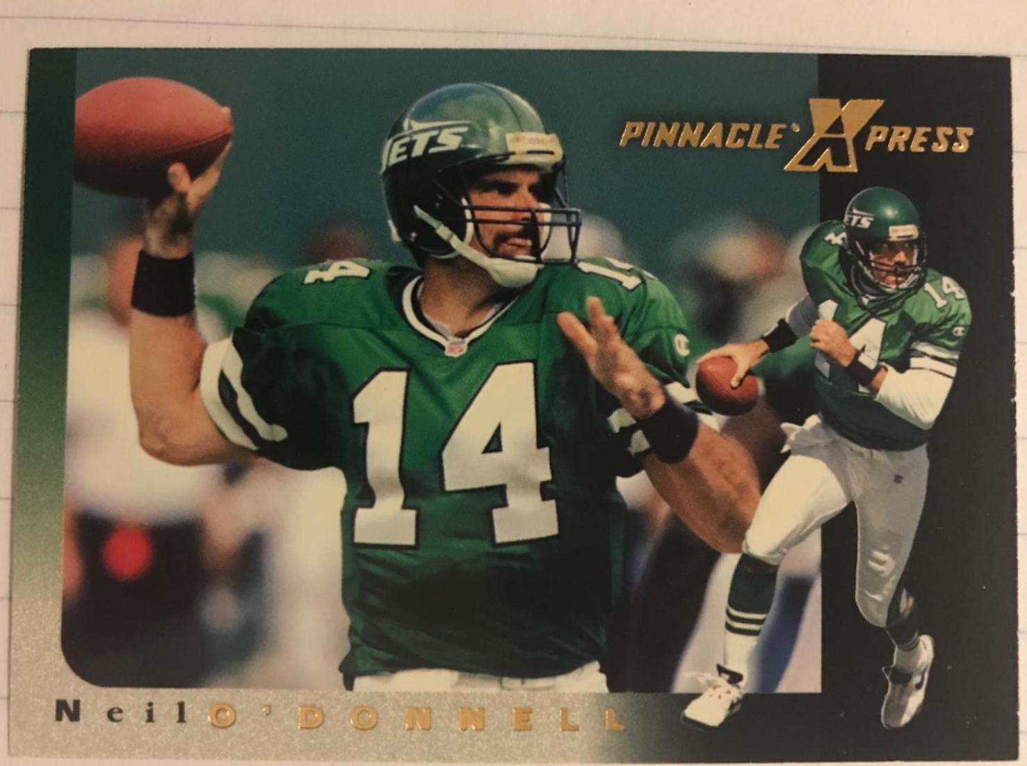 Neil O’Donnell #41 Football Cards 1997 Pinnacle X Press
