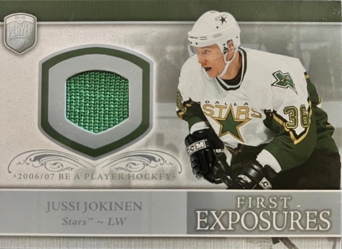 Jussi Jokinen #FE-JJ Hockey Cards 2006 Upper Deck Be A Player First Exposures-Jersey