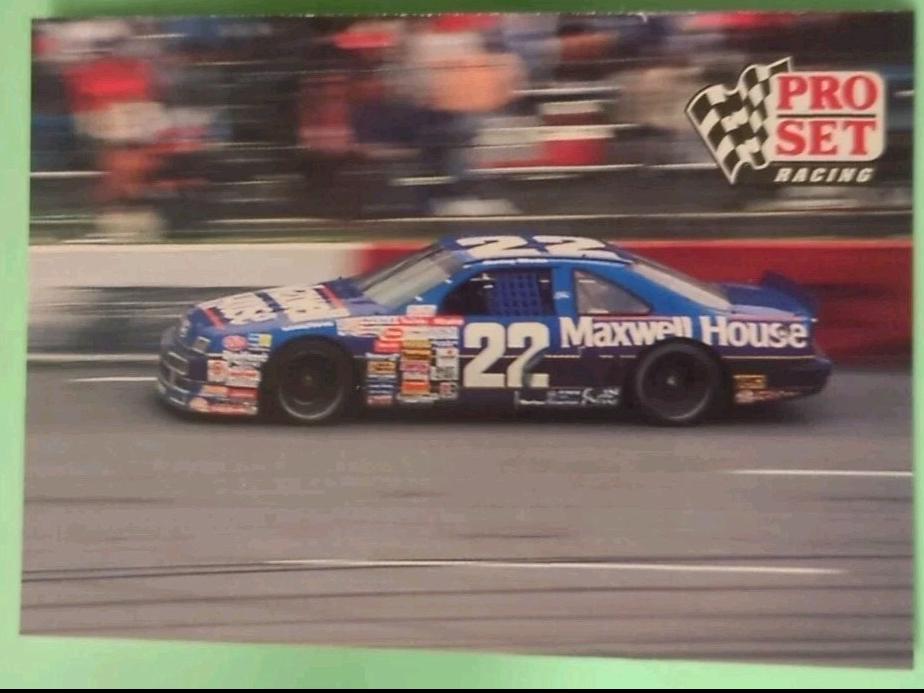 Car 22 Maxwell House #47 Racing Cards 1991 Pro Set