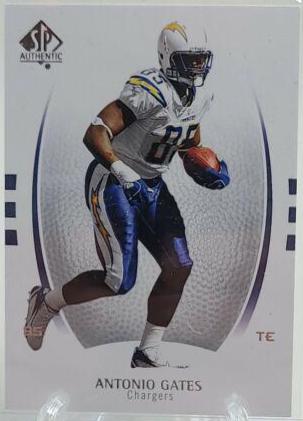 Antonio Gates #5 Football Cards 2007 SP Authentic