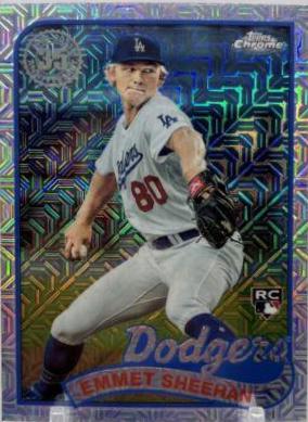 Emmet Sheehan #T89C-38 Baseball Cards 2024 Topps 1989 Chrome Silver Pack
